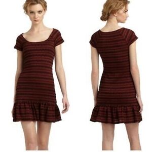 Free People Cozy Day Flounce Mini Dress - NWT - Size Medium